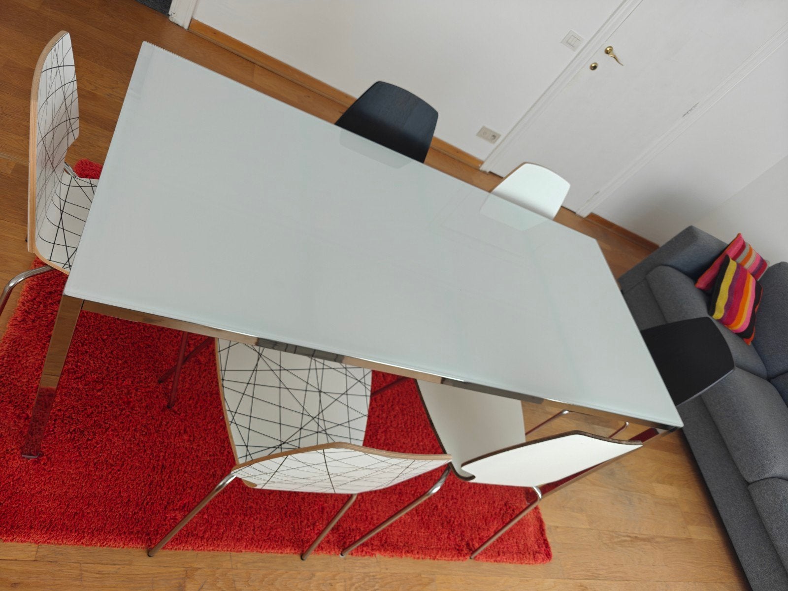 Table IKEA et 6 chaises, Enlèvement, Verre