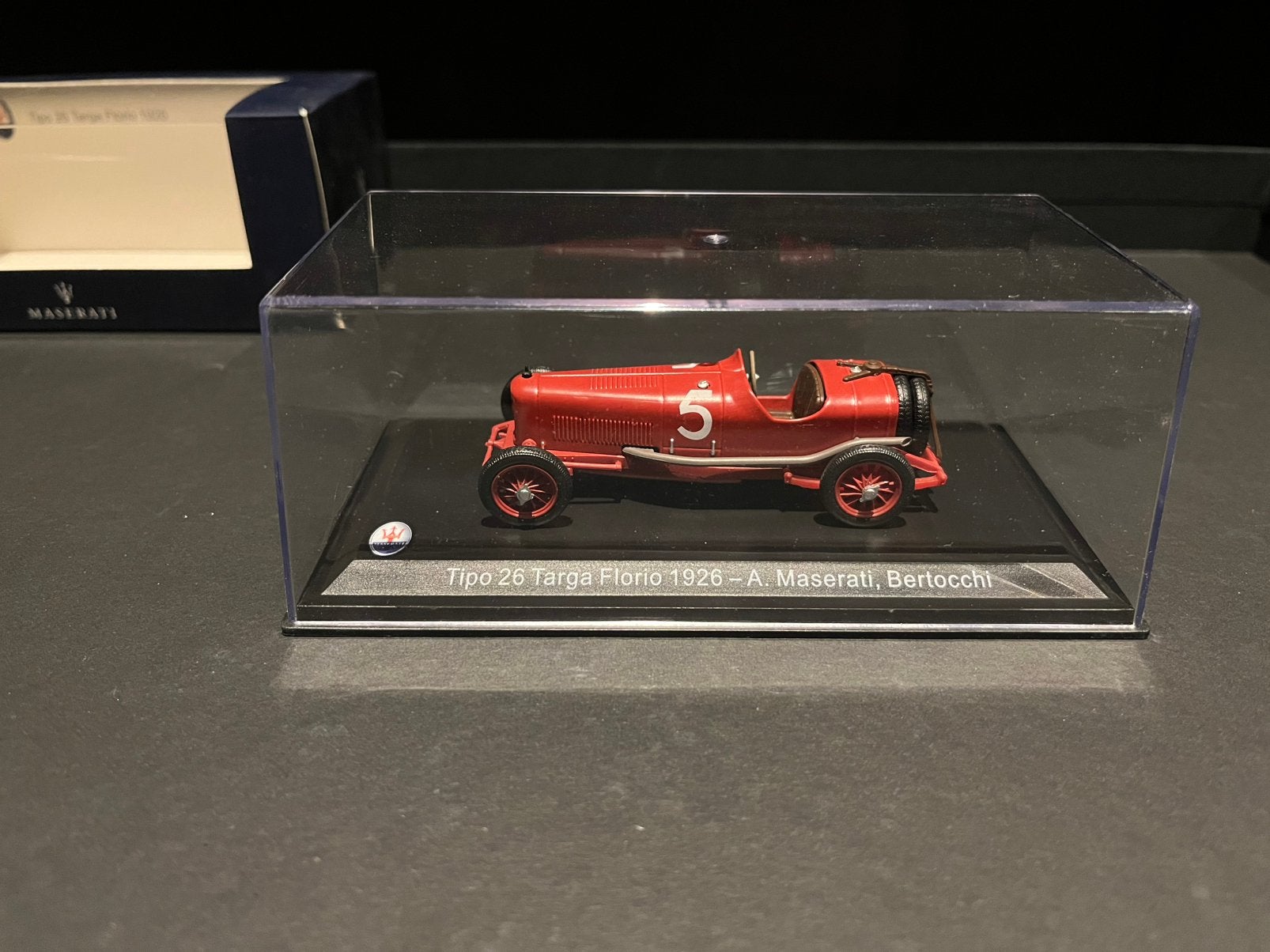 Maserati tipo targa florio 1926, Ophalen, Zo goed als nieuw