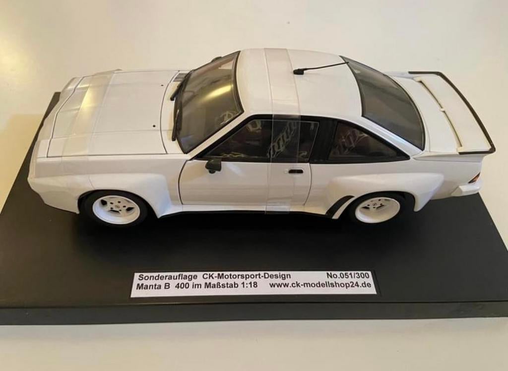 Gelimiteerde Opel manta B 400 - 1:18, Ophalen of Verzenden, Zo goed als nieuw, Revell