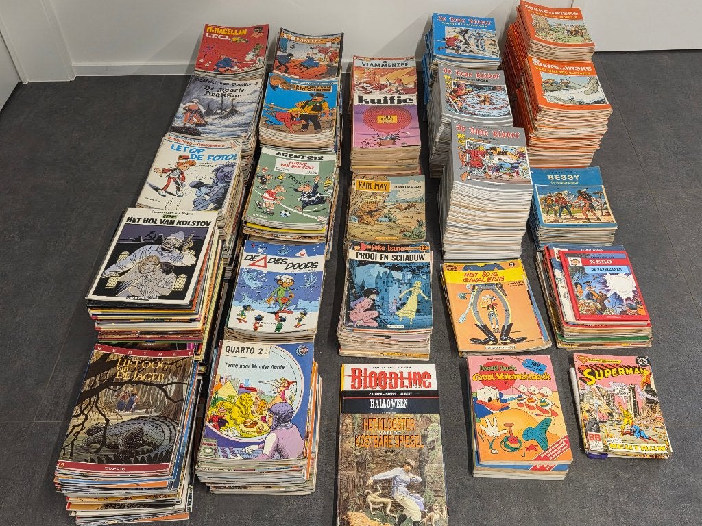 1000 Strips, allerlei reeksen: rode ridder, lefranc, nero,.., Boeken, Ophalen, Gelezen