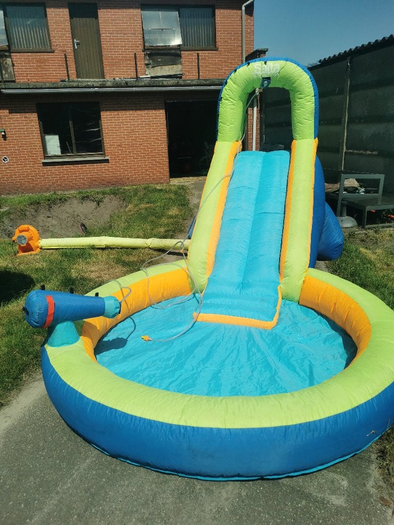 Salta bouncer waterglijbaan, Ophalen, Gebruikt