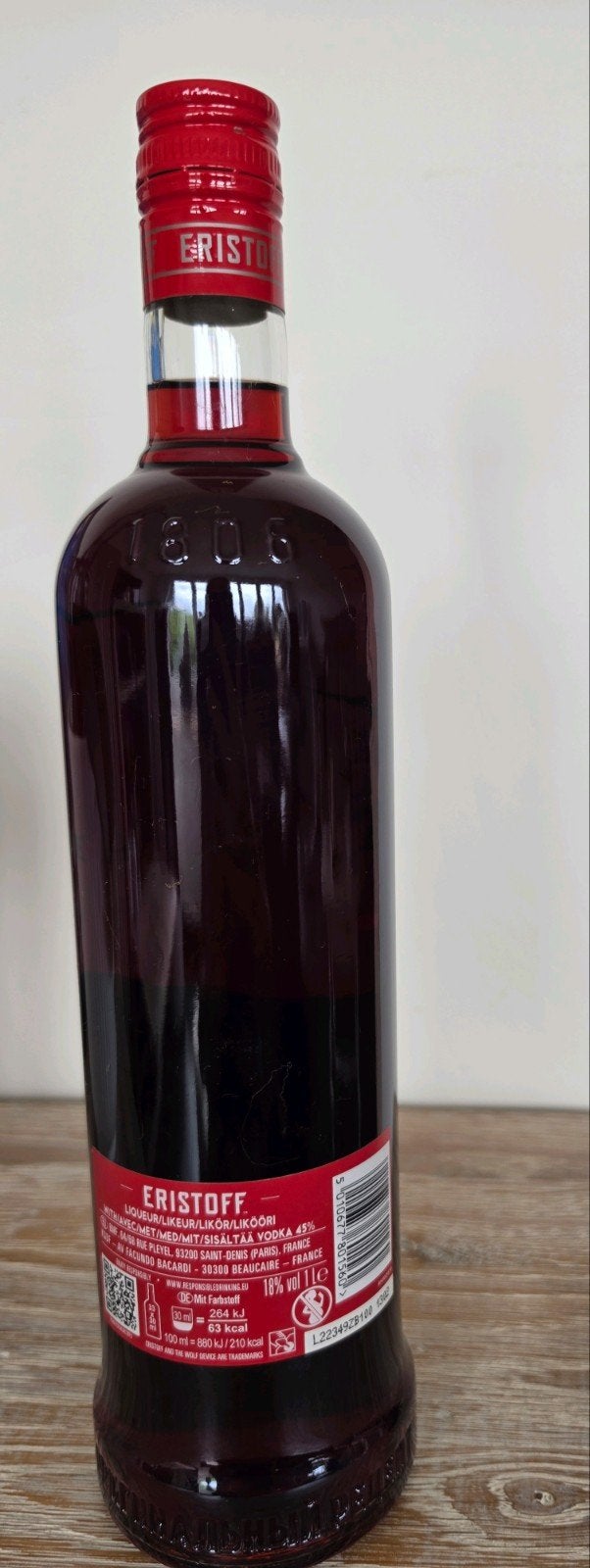 Eristoff Red 1l, Verzamelen, Ophalen, Vol