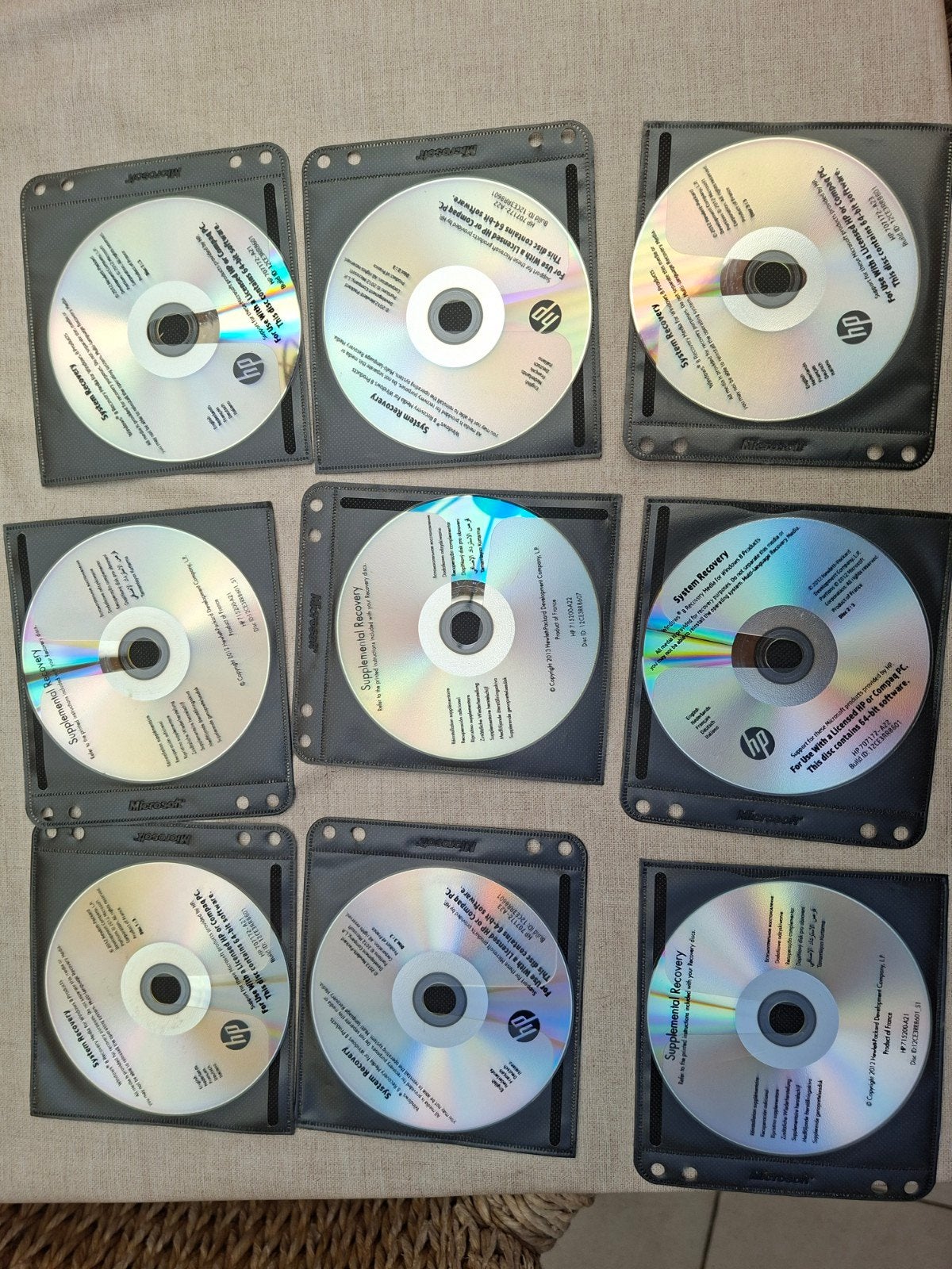 Originele Microsoft/HP System Recovery Discs voor de HP Pro, Computers en Software, Besturingssoftware, Ophalen of Verzenden, Windows