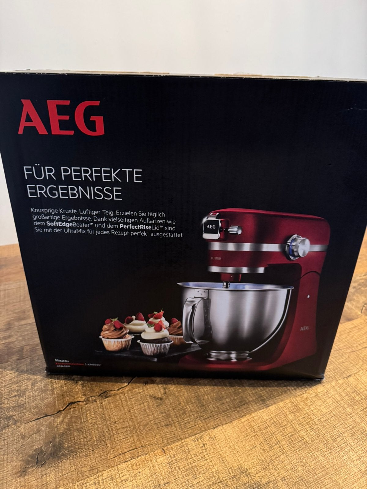 AEG KEUKENMIXER - ROBOT - ROOD - Nieuwstaat - Spotprijs, Electroménager, Mélangeurs de cuisine, Enlèvement ou Envoi, Comme neuf