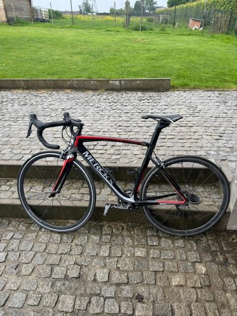Eddy Merckx San Remo 76 carbon racefiets – maat M/54 –, Ophalen, Gebruikt, Overige merken, Versnellingen