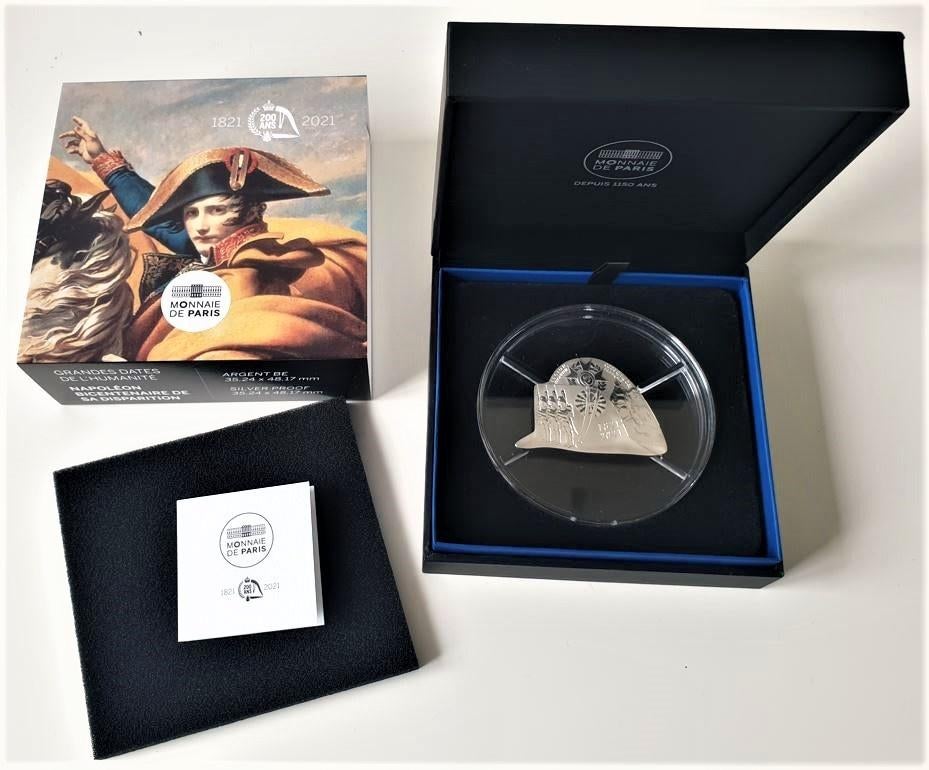 Frankrijk 10 euro 2021 zilver Napoleon Bicorn (zeldzaam), Verzenden, Zilver, Frankrijk, 10 euro