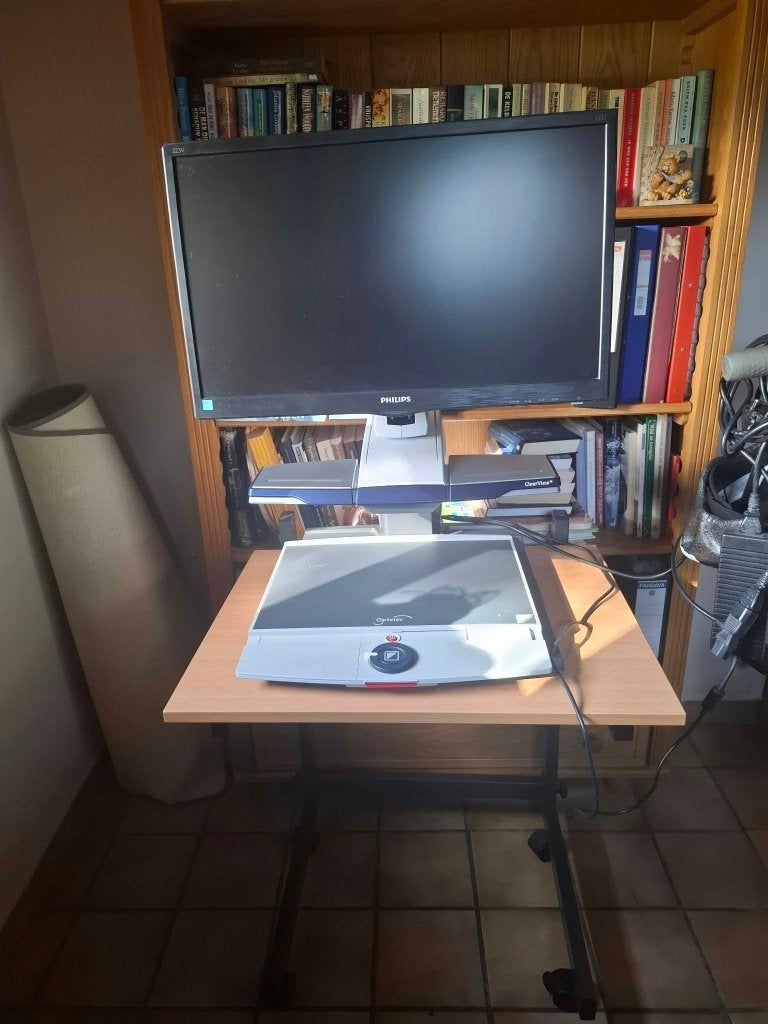 Beeldschermloep, Ophalen, Gebruikt, Vergrootglas of Loep