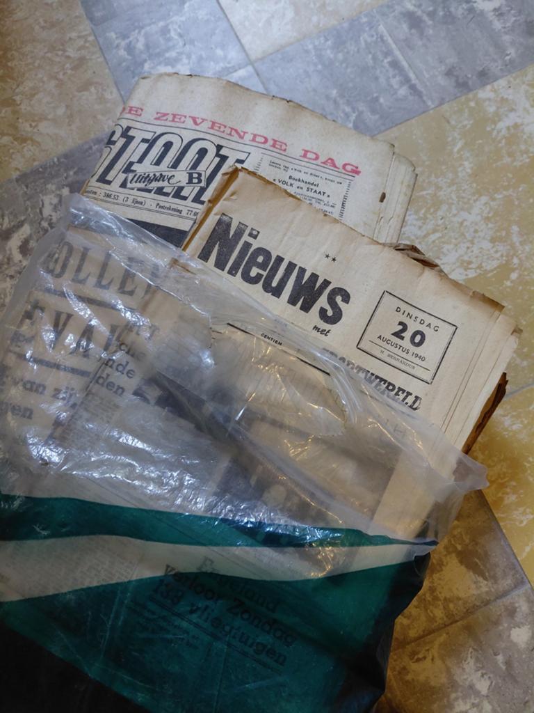 Kranten uit 1940 en ouwder, Enlèvement ou Envoi