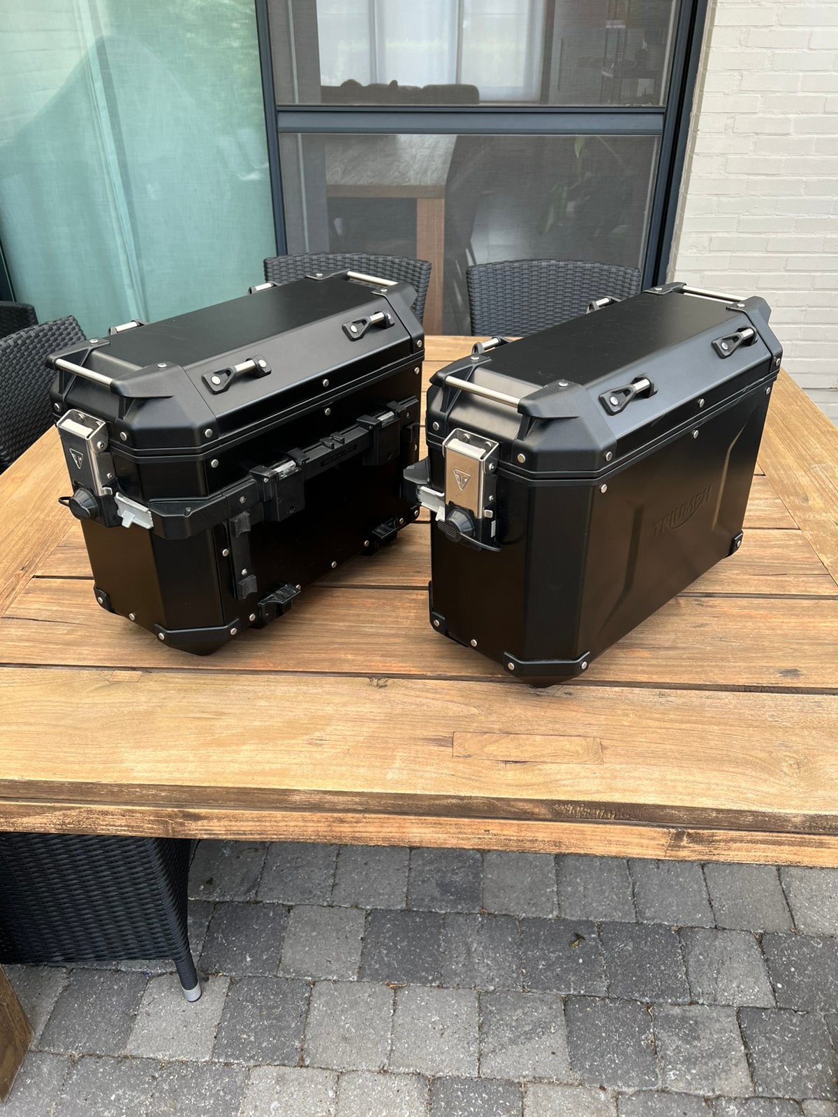 Triumph Expidition koffers, Ophalen, Gebruikt