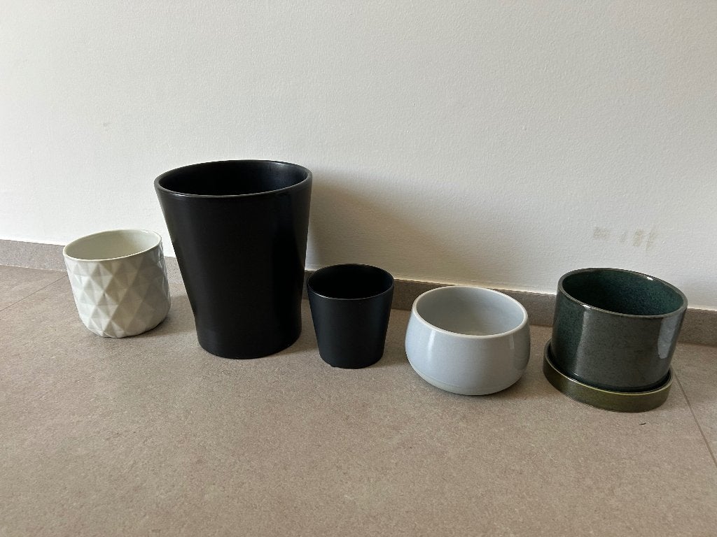 Bloempotten, Jardin & Terrasse, Pots de fleurs, Enlèvement, Utilisé