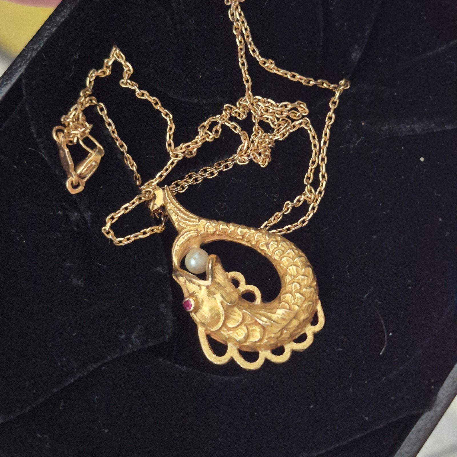 18 karaat heel mooi goud ketting met hanger, Handtassen en Accessoires, Kettingen, Ophalen, Goud, Goud, Met hanger