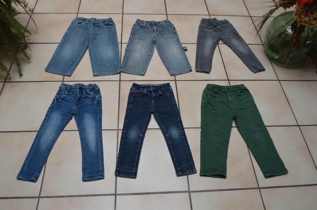 T98 Verkoop van jongenskleding: jeans, sweats, Zeer goede!, Diverses, Ophalen of Verzenden, Zo goed als nieuw, Setje