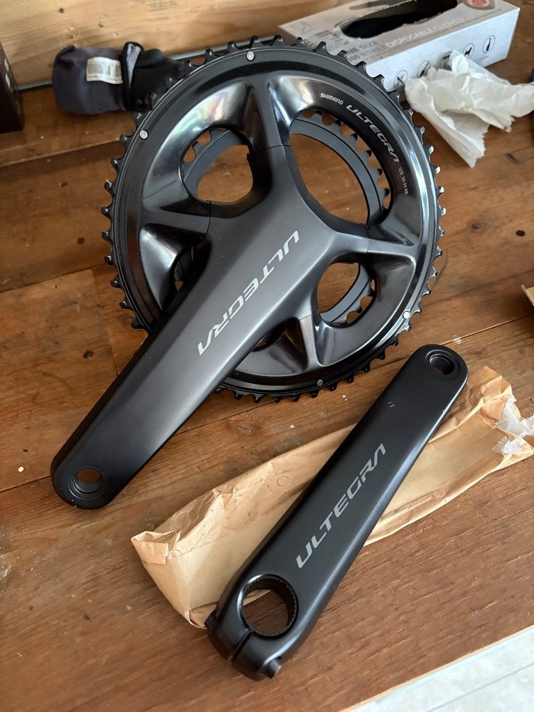Cranckstel ultregra 12speed, Fietsen en Brommers, Fietsonderdelen, Nieuw, Aluminium, Racefiets, Shimano