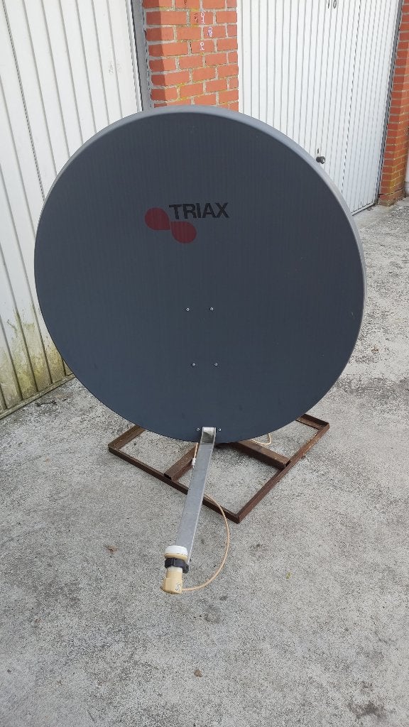 Triax schotel antenne + antenne TV vlaanderen (Dual LNB), TV, Hi-fi & Vidéo, Enlèvement ou Envoi, Utilisé, Antenne (parabolique)