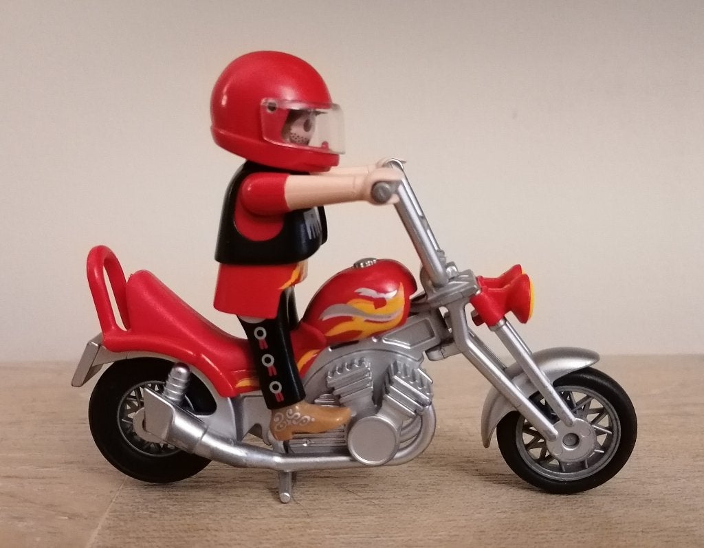 Playmobil 5113 'Chopper', Zo goed als nieuw, Figuren, Overige series, Complete set