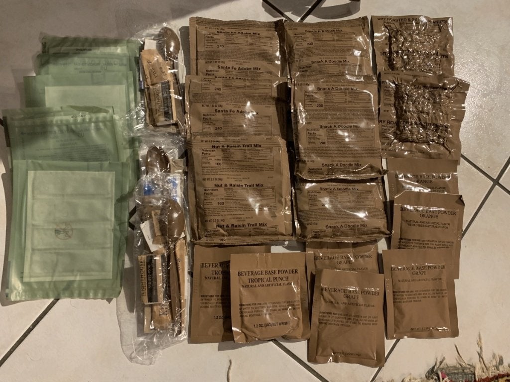MRE EPA RATION USA Snackpakket, Verzenden, Landmacht, Overige typen