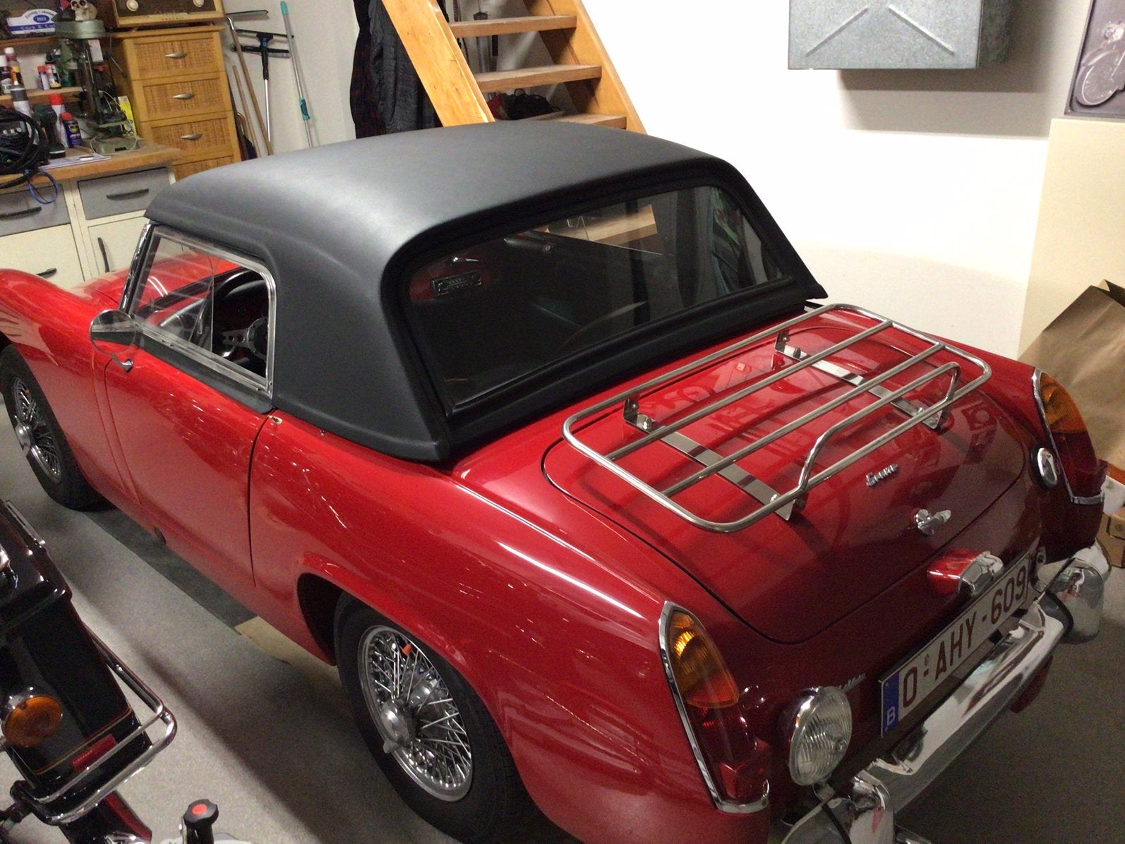 Austin Healey sprite 1962, Autos, Achat, Carnet d'entretien, Noir, Particulier