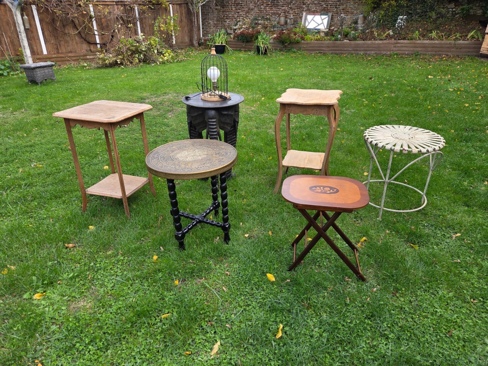 Tables d'appoint ou porte plante .Prix entre 30 et 40 euro/p, Enlèvement