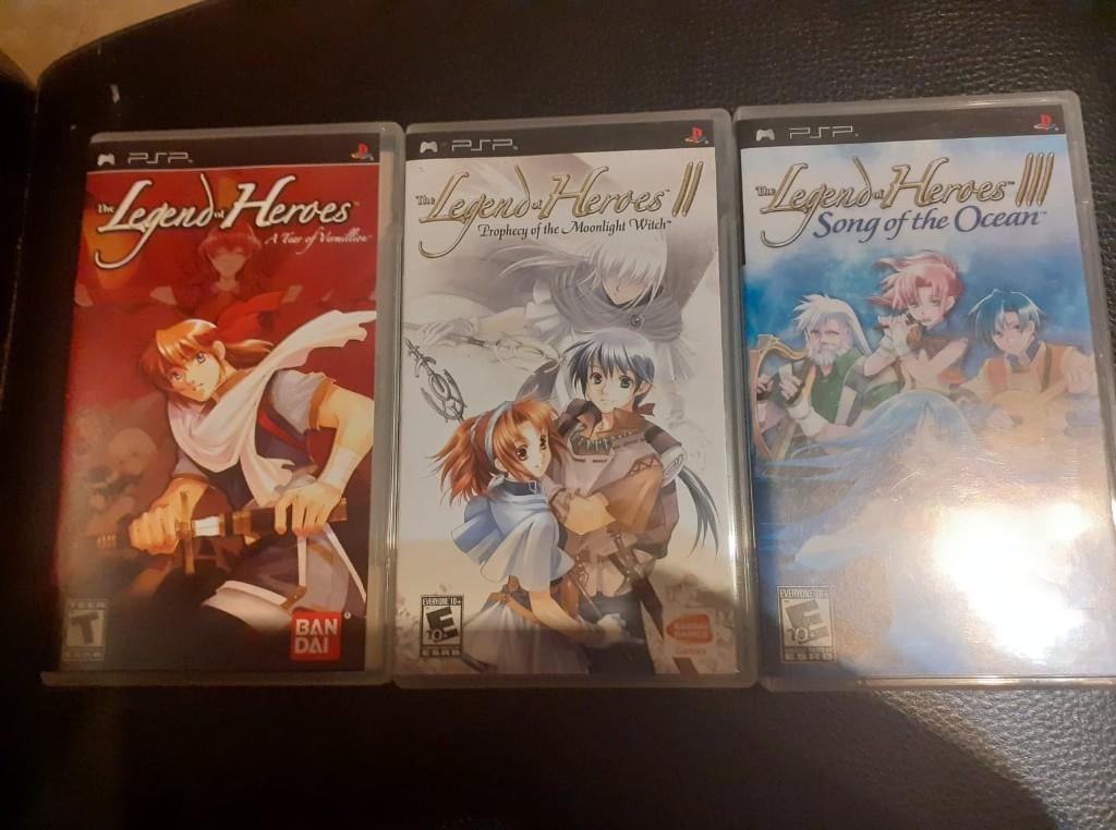 Legend of heroes lot voor PSP, Games en Spelcomputers, Games | Sony PlayStation Portable, Ophalen, 1 speler, Zo goed als nieuw