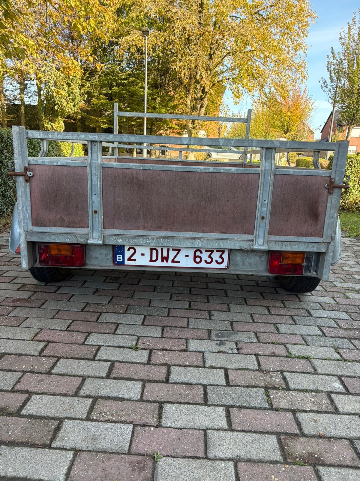 Aanhangwagen dubbel as, Enlèvement, Utilisé