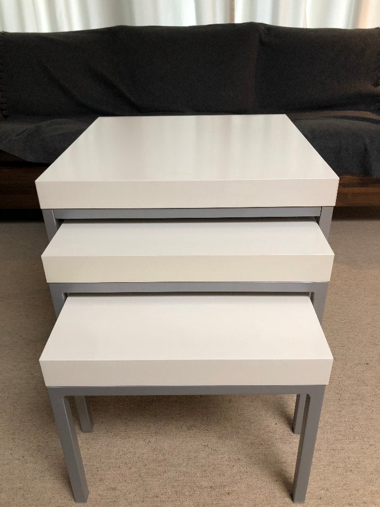 IKEA Klubbo bijzettafels, Moins de 55 cm, Enlèvement, Utilisé, Bois