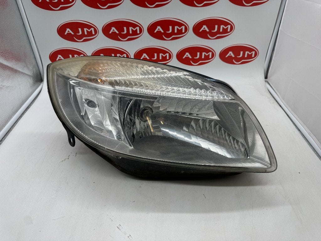 Koplamp rechts Skoda Fabia 2007-2009, Ophalen, Gebruikt, Skoda