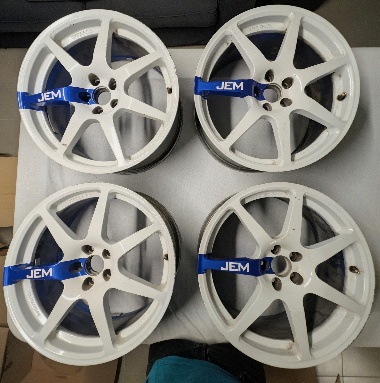 set prodrive velgen wrx, Auto-onderdelen, Ophalen, Velg(en)