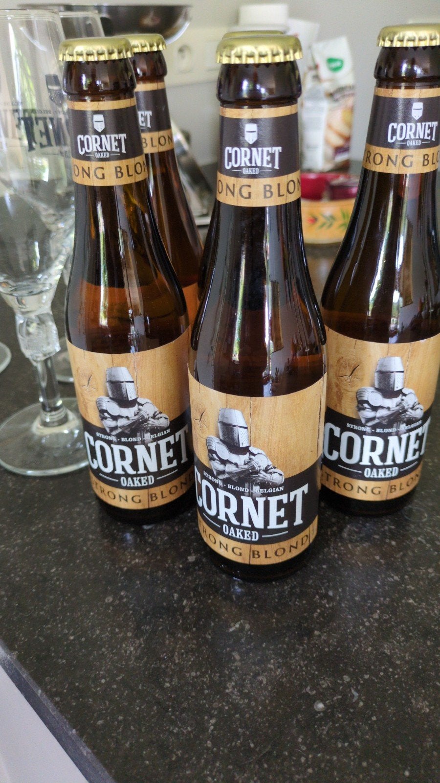 glazen en bier Cornet, Verzamelen, Ophalen, Nieuw