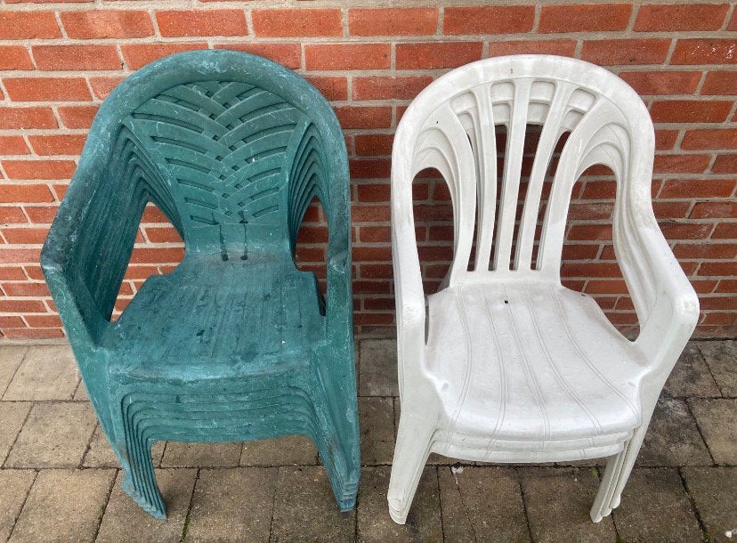 chaises de jardin, Enlèvement, Utilisé, Synthétique, Empilable
