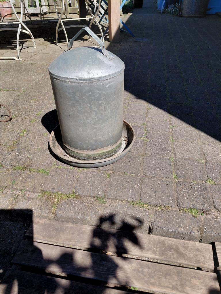 Zinken drinkbak, Ophalen of Verzenden