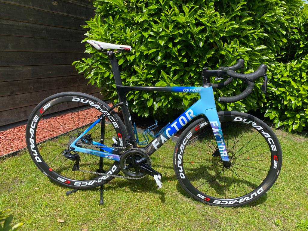 Factor ostro vam maat 54 replica, Gebruikt, Carbon, Heren, Overige maten