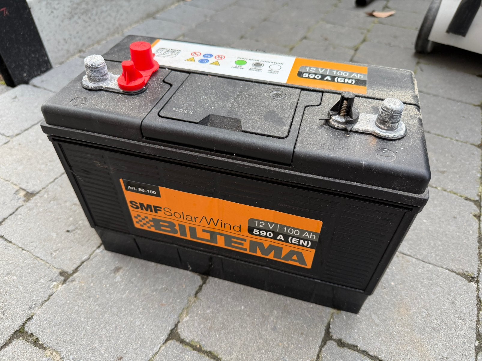 Biltema Solar/Wind batterij 12V 100ah, Enlèvement
