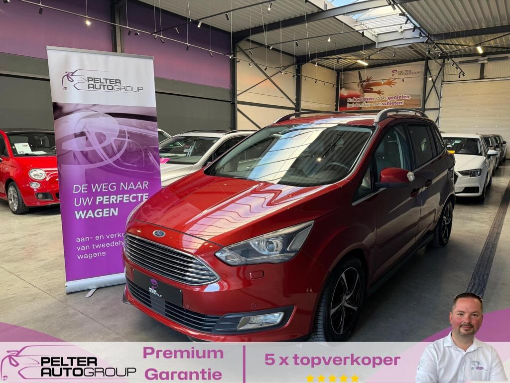 Ford Grand C-Max 2.0TDci Automaat Navi Camera, Auto's, Ford, Bedrijf, Grand C-Max, ABS, Airbags, Airconditioning, Bluetooth, Boordcomputer