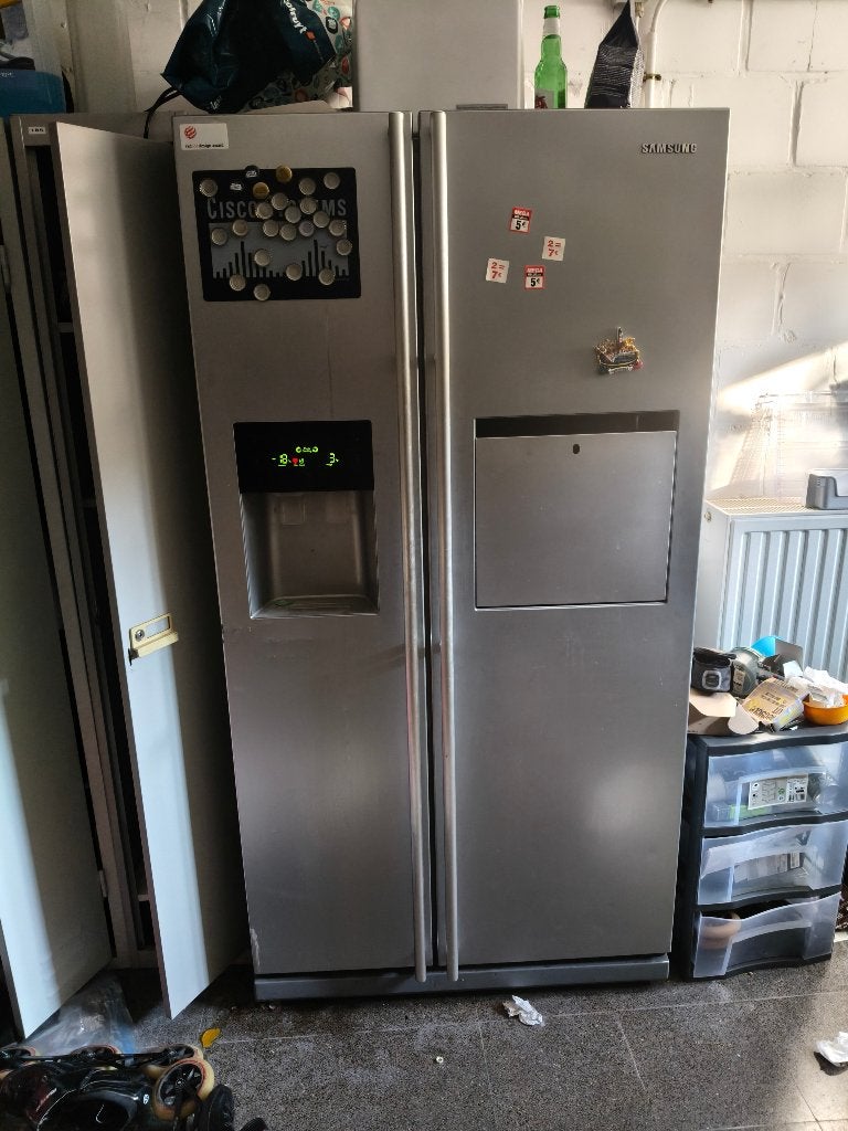 Frigo Samsung, Elektronische apparatuur, Koelkasten en IJskasten, Gebruikt, Met aparte vriezer, 160 cm of meer, 60 cm of meer