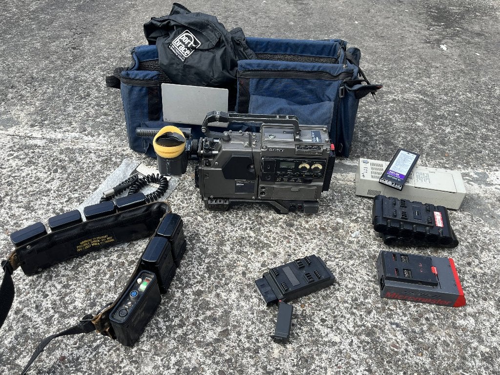 Betacam SP Paglok Bauer Porta Brace Sony BVP 7P videocamera, Ophalen, Overige soorten, Camera