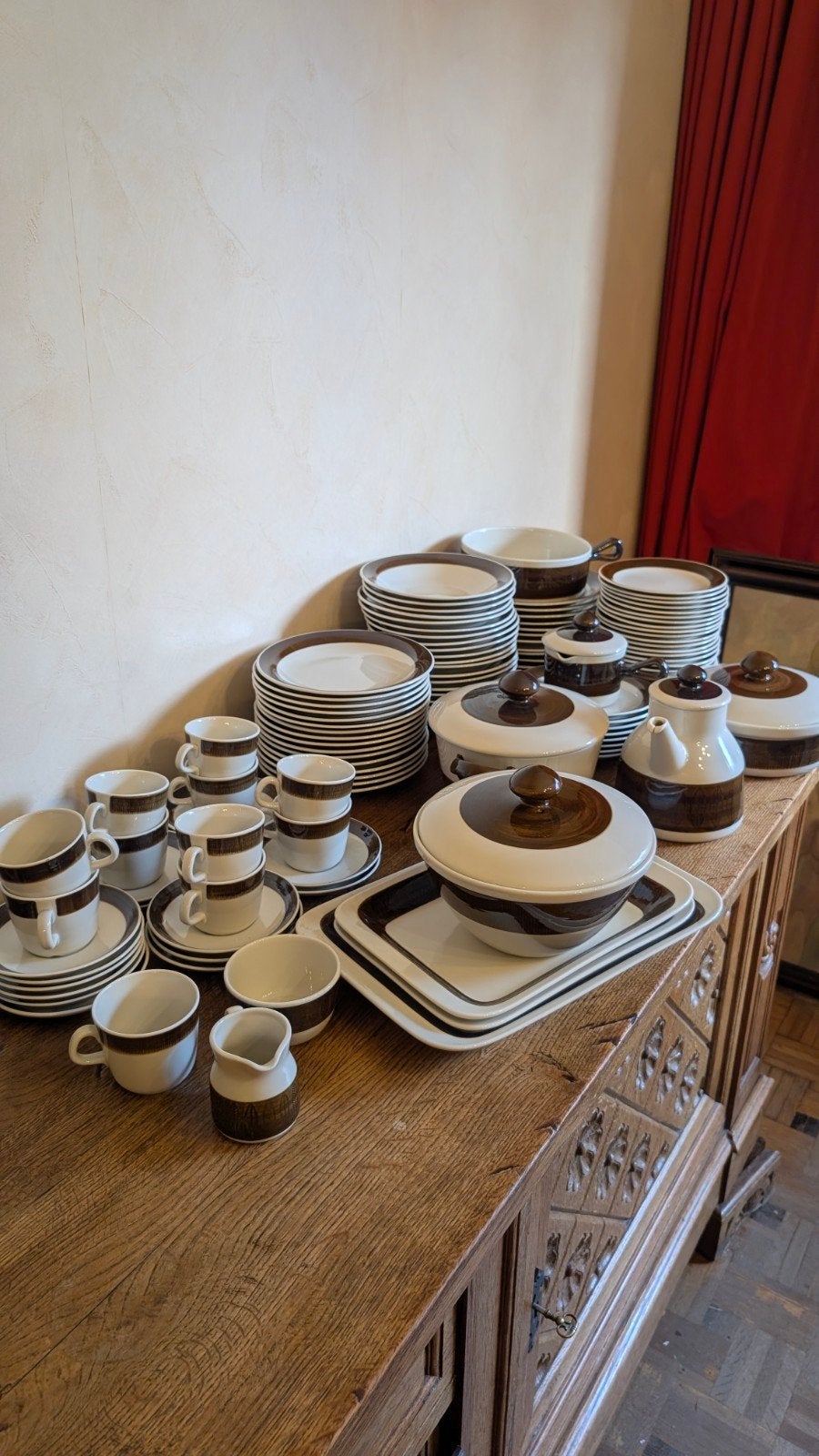 Rörstrand Koka brun servies, Antiek en Kunst, Ophalen