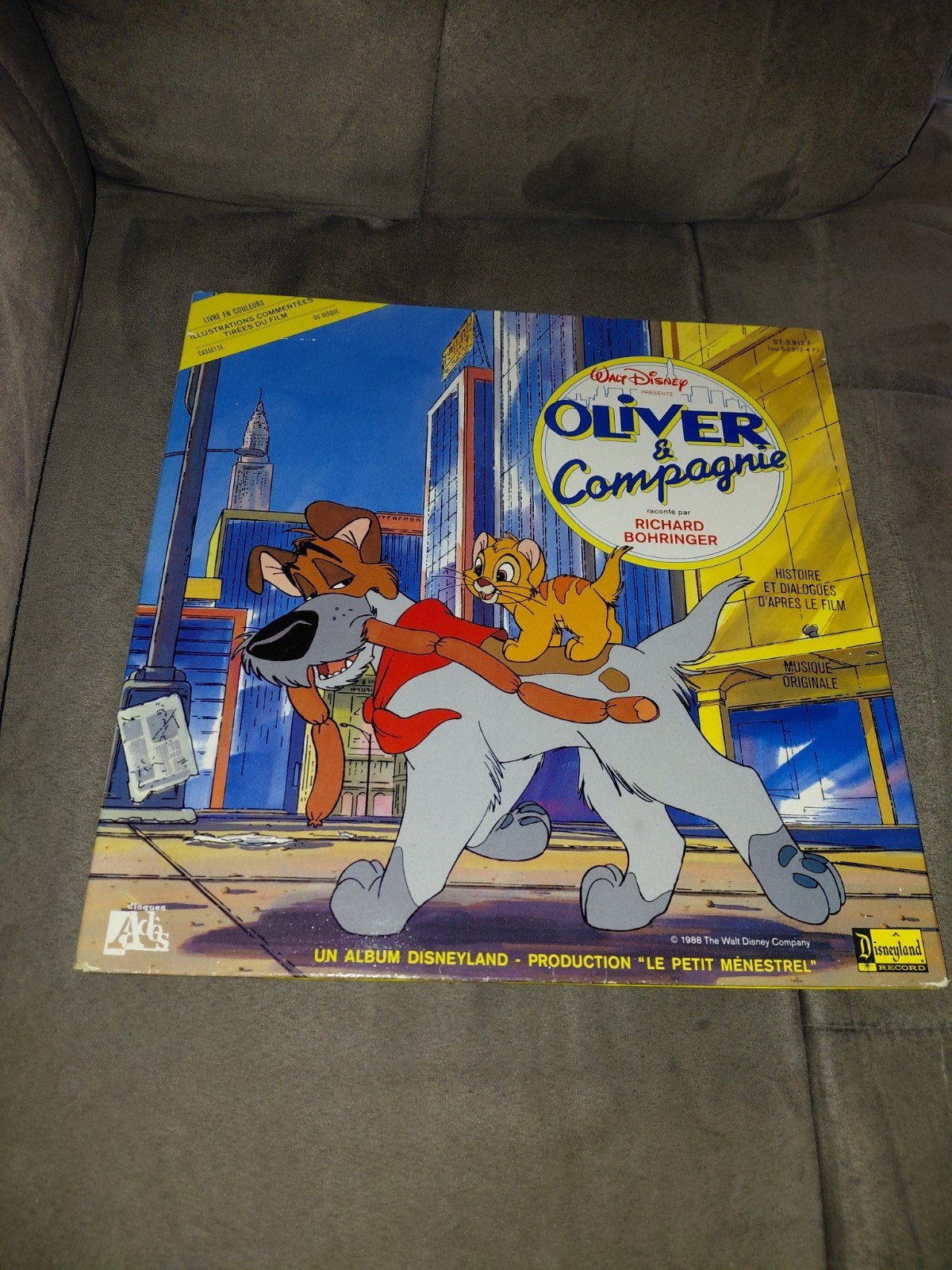 vinyle livre Oliver et compagnie, Enlèvement ou Envoi