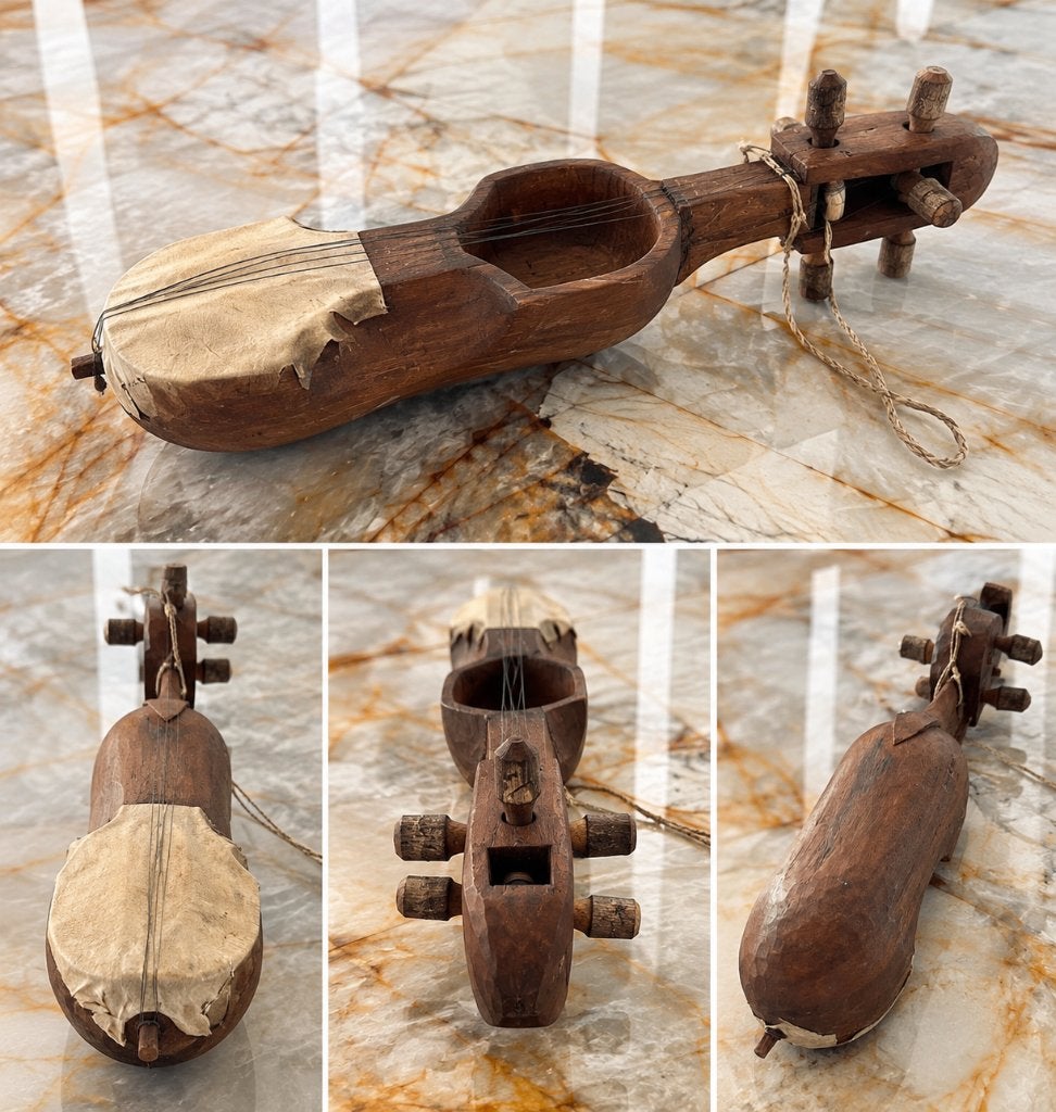 Handgemaakt decoratief snaarinstrument / volksinstrument, Ophalen of Verzenden, Gebruikt, Akoestisch