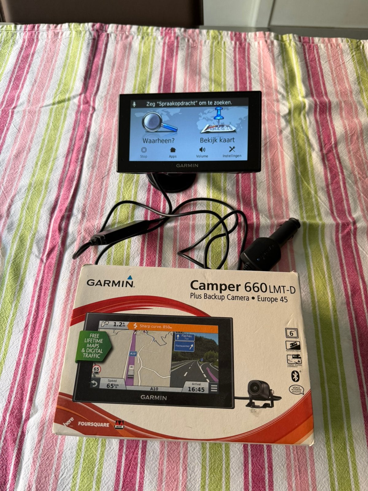 Garmin gps camper 660, Motoren, Ophalen of Verzenden, Zo goed als nieuw