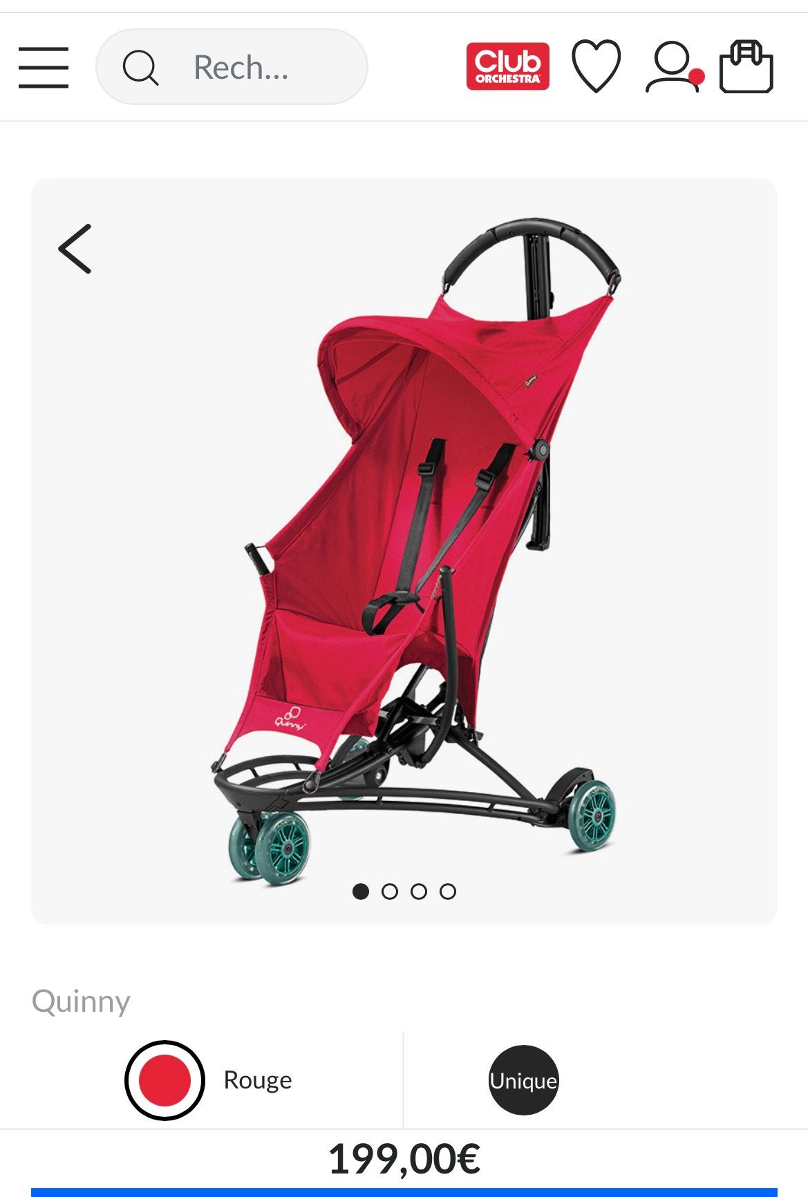 Nieuwe Quinny Yezz-kinderwagen, Ophalen of Verzenden, Nieuw, Quinny
