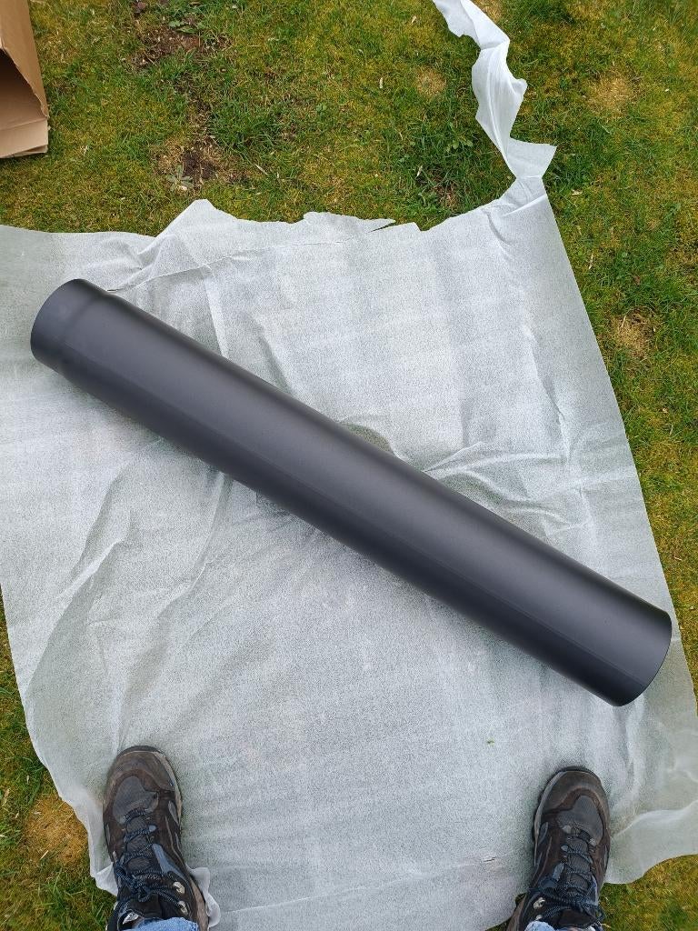 Kachelbuis zwart gelakt 150x1000x2 mm, Enlèvement, Neuf