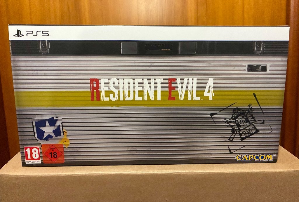 Resident Evil RE4 - Coffret Collector avec Figurine de Leon, 1 joueur, Enlèvement, Neuf, Autres genres
