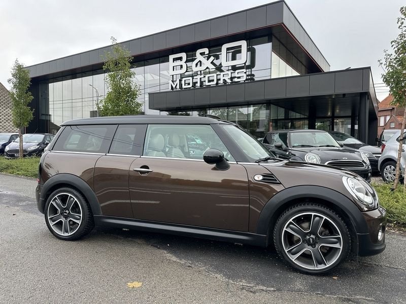Mini Clubman, Auto's, 4 zetels, Gebruikt, Bruin, Leder
