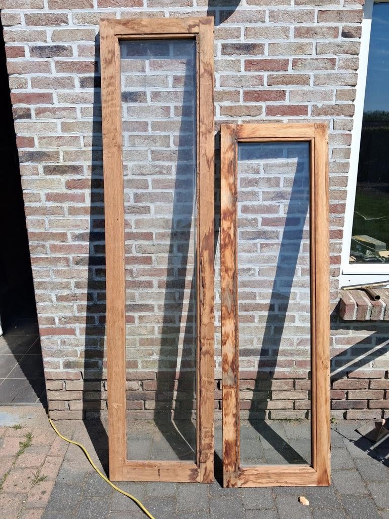 Eike ramen voor berging of tuinhuisje, Tuin en Terras, Ophalen
