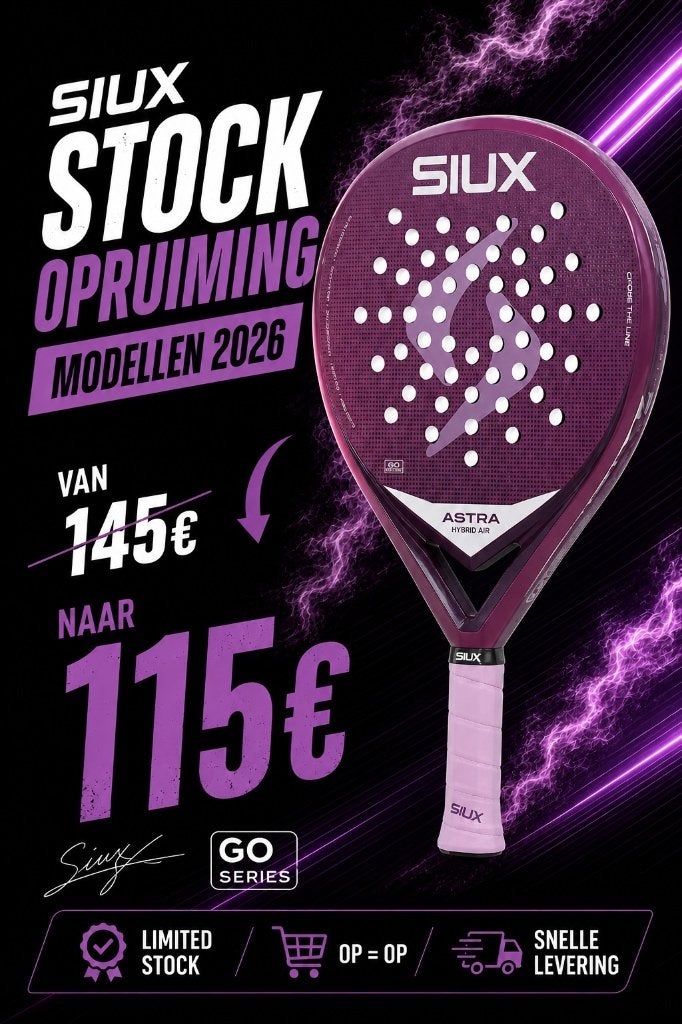 Nieuwe Siux Astra Hybrid Air 2026 padel racket, Sport en Fitness, Ophalen of Verzenden, Nieuw, Padelracket