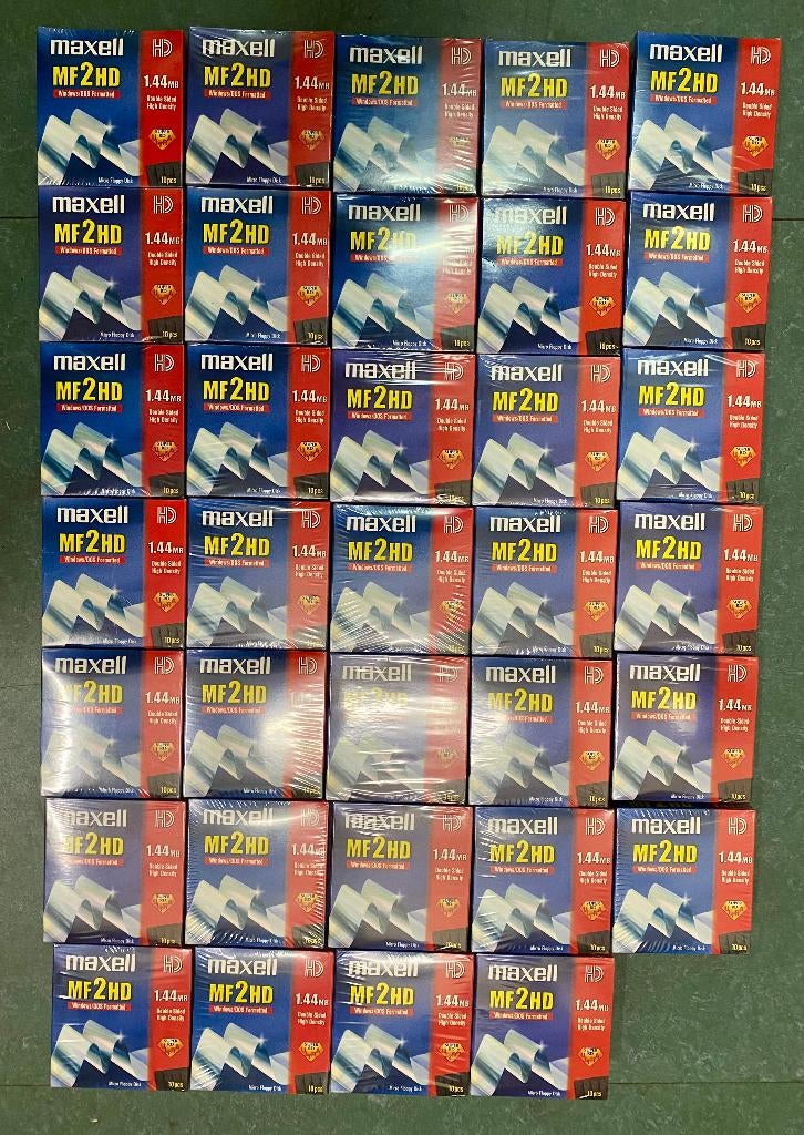 Maxell MF2HD — 400 disquettes scellées (3,5 pouces), Enlèvement ou Envoi