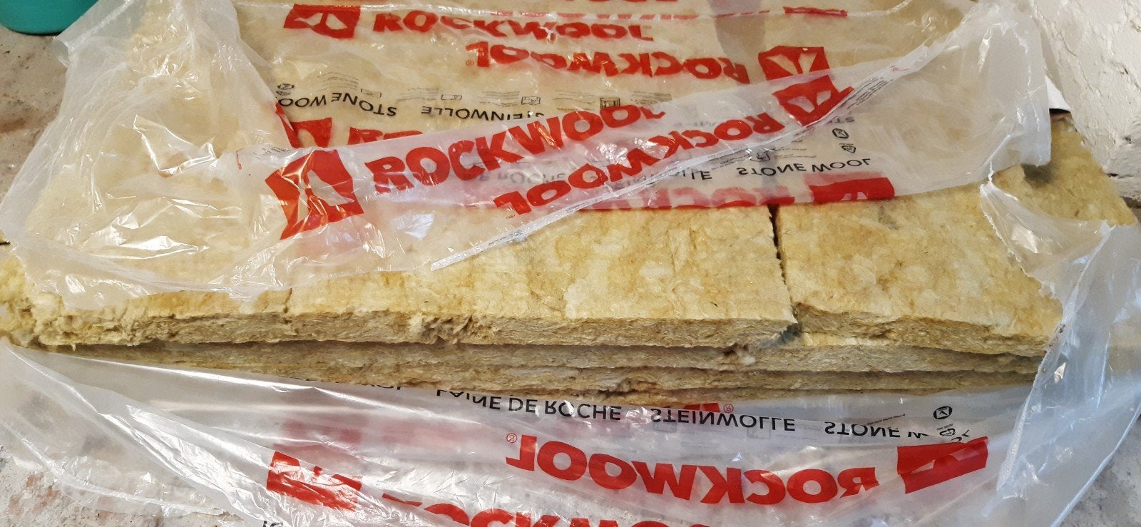 Rockwool, Enlèvement, Comme neuf, Laine de roche, 4 à 8 cm