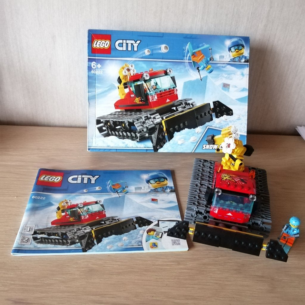 lego sneeuwruimer 60222 + doos en boekjes, Ophalen, Gebruikt, Inclusief doos, Lego