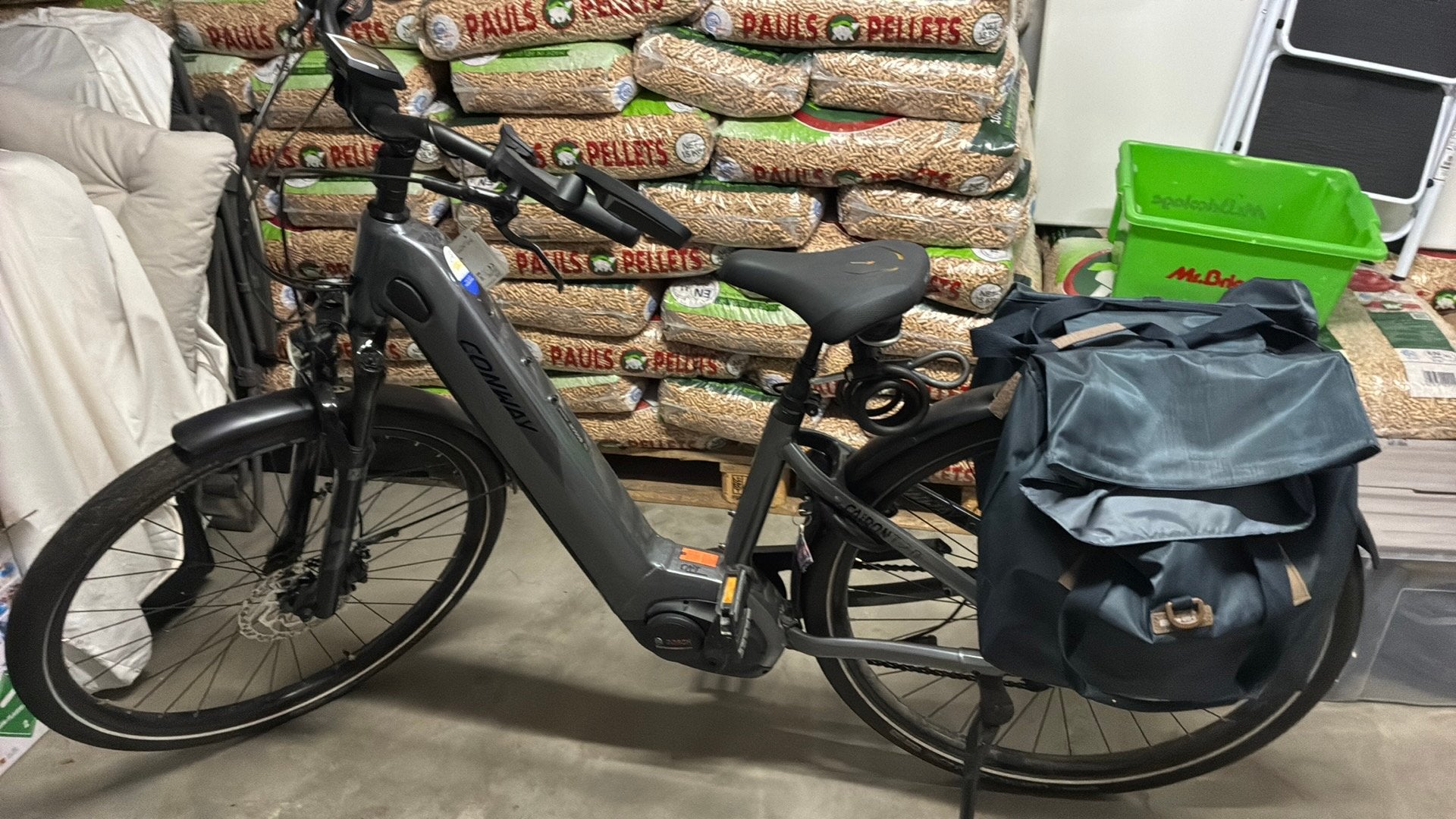 Elektrische damesfiets - Conway - 615 km, Fietsen en Brommers, Ophalen, Zo goed als nieuw, 50 km per accu of meer, Overige merken