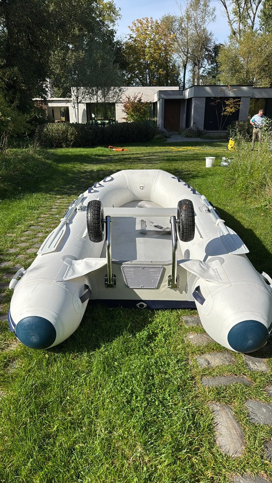 QuickSilver airdeck 320 boot, Ophalen, Zo goed als nieuw